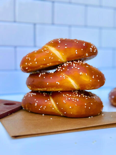 Freshly Baked Love Park Pretzels